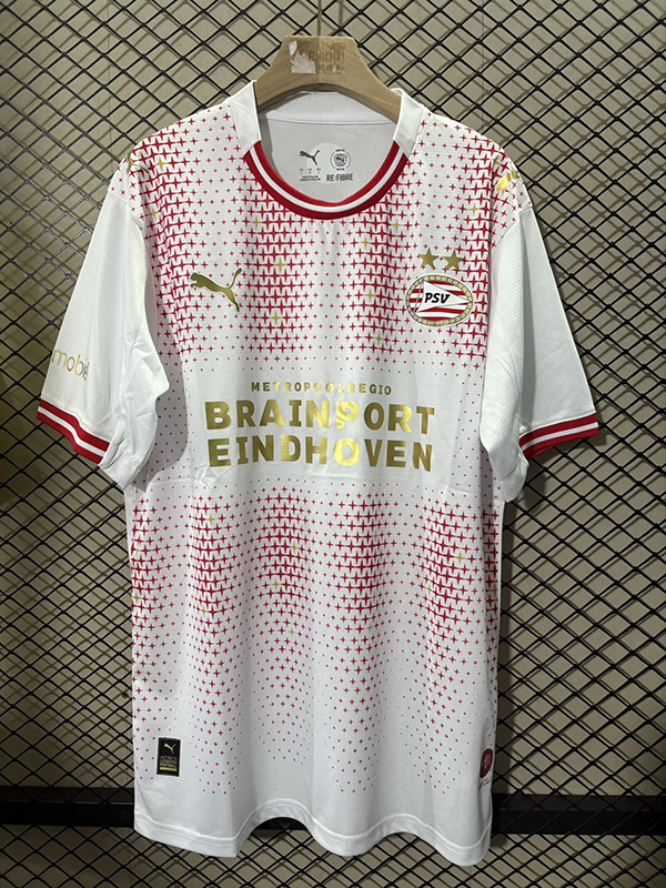 AAA Quality PSV 25/26 Fourth White/Red Soccer Jersey